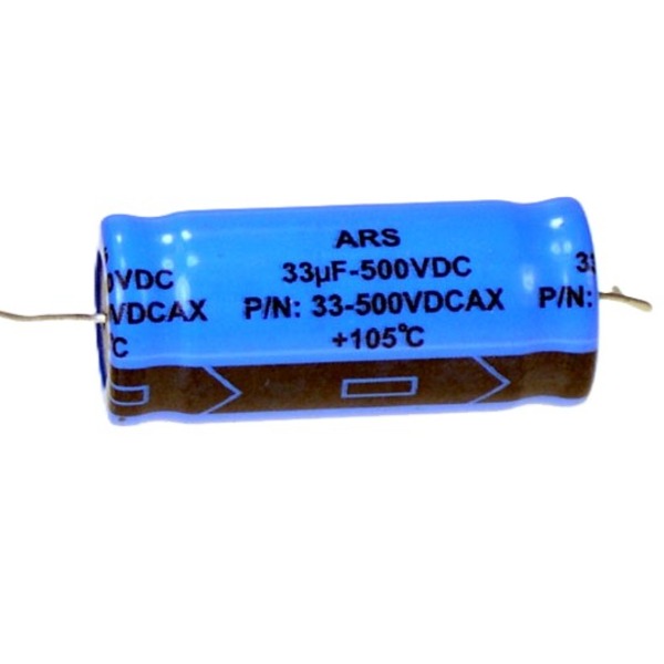 ARS 33UF/500V AXIAL ARS 33UF/500V AXIAL